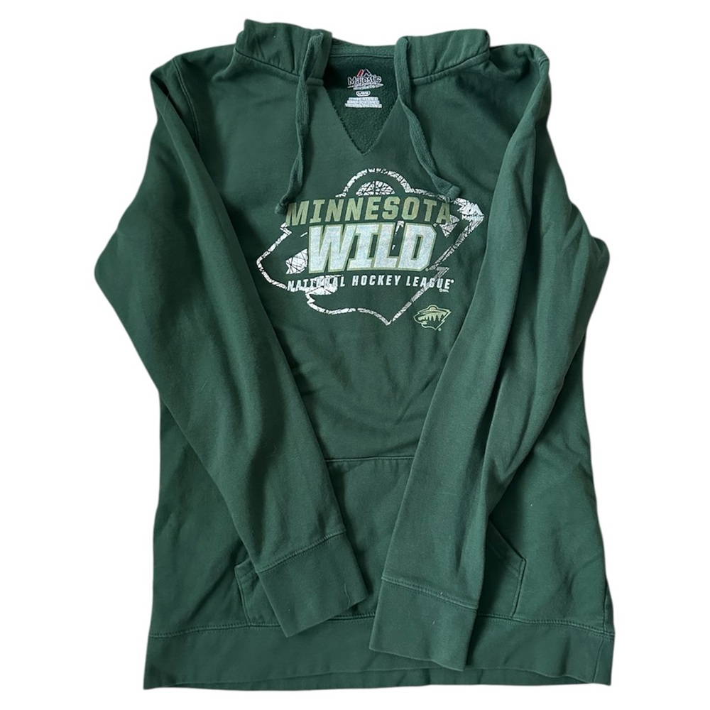 Minnesota Wild Green Hoodie – Majestic Women’s Fit (L)